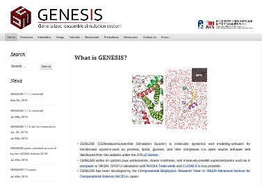 GENESIS Website