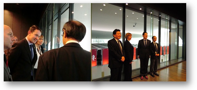 Mr. Seán Sherlock, Irish Minister of State for Research and Innovation visit RIKEN AICS in Kobe, Japan